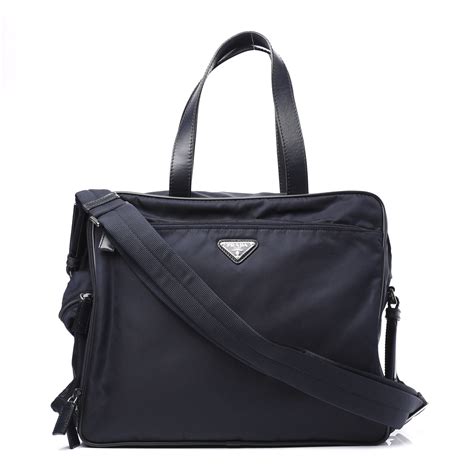 navy prada diaper bag